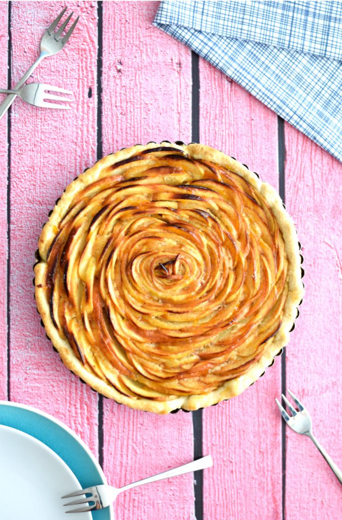Franse appeltaart in vorm van een roos - Anniepannie.nl
