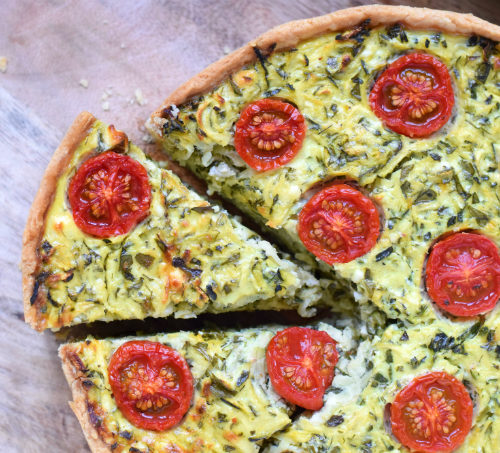 Courgette Quiche Met Feta En Kruiden Anniepannie Nl